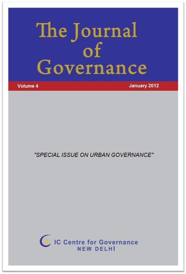 Special Issue on Urban Governance